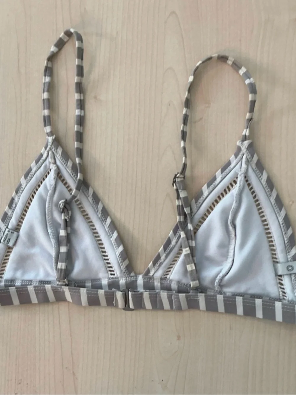Rhythm triangle bikini top